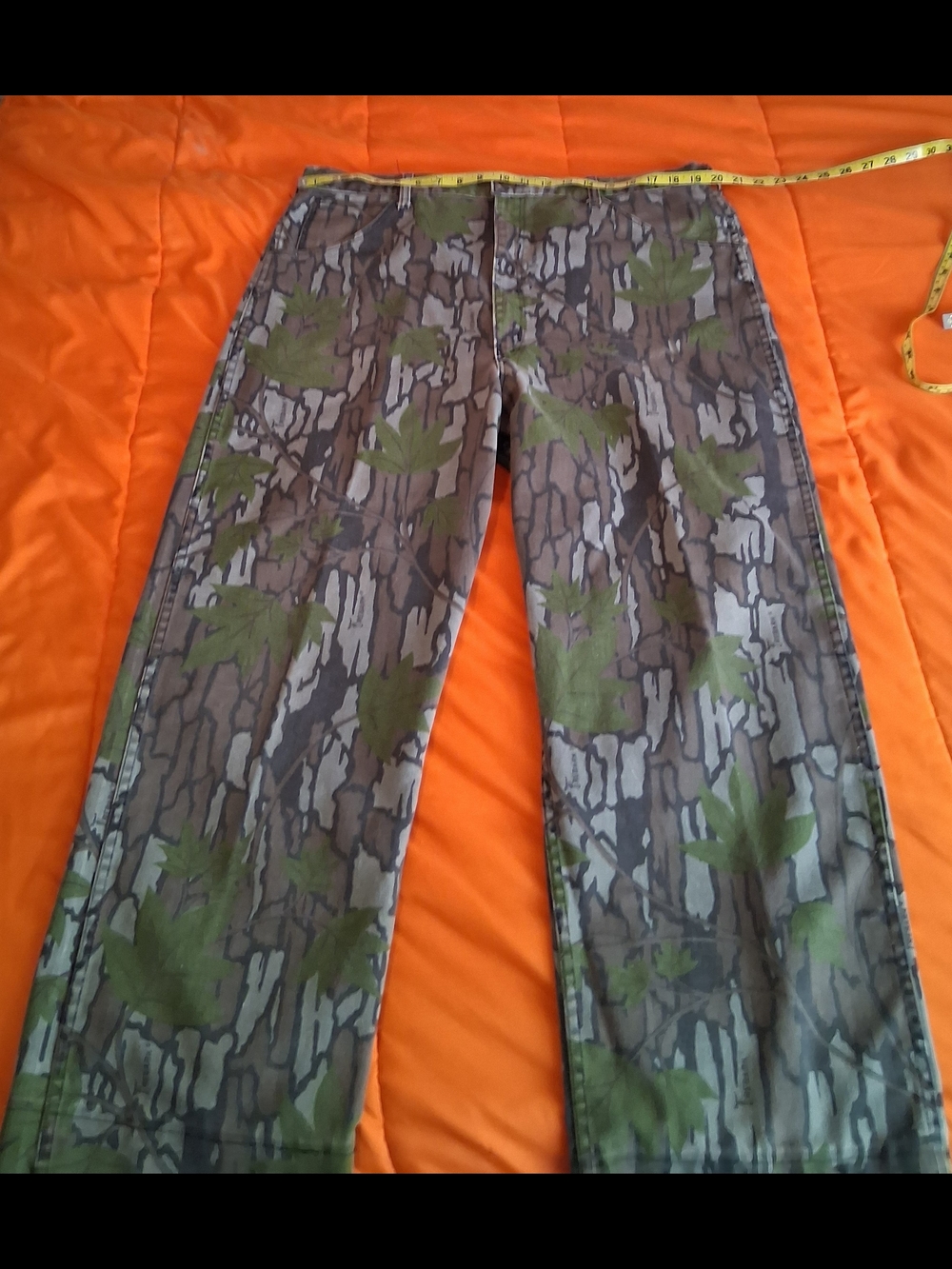 Vintage  Pointer Brand Trebark Camo Pants 40W  Made In USA Hunting Outdoors